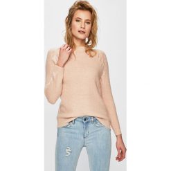 Answear - Sweter Secret Garden. Niebieskie swetry damskie ANSWEAR, s, bez wzorów, z wełny, bez rękawów, bez kaptura. W wyprzedaży za 69,90 zł.