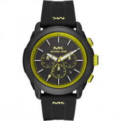 Zegarek MICHAEL KORS - Kyle MK8798 Black/Black. Czarne zegarki męskie Michael Kors. W wyprzedaży za 959,00 zł.
