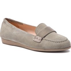 Półbuty HISPANITAS - Capri-V9 HV98846 Plata Vieja. Szare półbuty damskie Hispanitas, na co dzień, z aplikacjami, ze skóry, bez obcasa, na płaskiej podeszwie, bez zapięcia. W wyprzedaży za 289,00 zł.