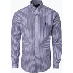 Polo Ralph Lauren - Koszula męska, niebieski. Niebieskie koszule męskie marki Polo Ralph Lauren, m, w paski, z bawełny, bez rękawów. Za 499,95 zł.