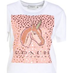 T-shirty damskie: Coach UNI Tshirt z nadrukiem white