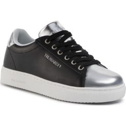 Sneakersy TRUSSARDI JEANS - 79A00478 K311. Szare półbuty damskie Trussardi Jeans, z jeansu. W wyprzedaży za 419,00 zł.