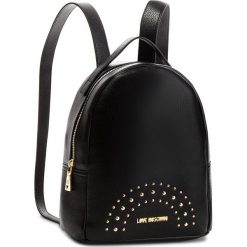 Plecak LOVE MOSCHINO - JC4117PP16LU000A Nero/Oro. Czarne plecaki damskie marki Love Moschino, ze skóry ekologicznej, eleganckie. Za 719,00 zł.