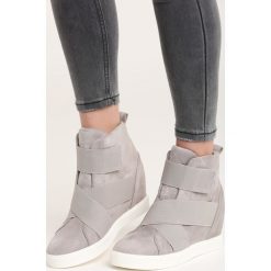 Sneakersy damskie: Szare Sneakersy Merni