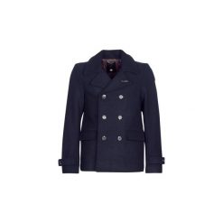 Płaszcze Scotch Soda SARDINEAS. Niebieskie płaszcze męskie marki Scotch & Soda, s, bez wzorów, bez kaptura. Za 807,20 zł.