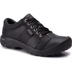 Trekkingi KEEN - Austin 1002990 Black. Czarne trapery męskie Keen, ze skóry, bez zapięcia. W wyprzedaży za 379,00 zł.