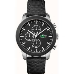 Lacoste 12.12 2010950. Czarne zegarki męskie Lacoste. W wyprzedaży za 649,00 zł.