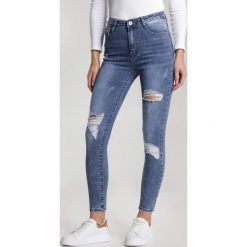 Niebieskie Jeansy Skinny Kleothera. Niebieskie jeansy damskie Renee. Za 109,99 zł.