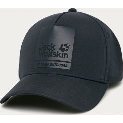 Jack Wolfskin - Czapka. Niebieskie czapki damskie Jack Wolfskin, z nadrukiem, z bawełny. Za 89,90 zł.