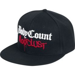 Body Count Bloodlust Czapka Snapback czarny. Czarne czapki damskie Body Count, z aplikacjami, z tworzywa sztucznego. Za 99,90 zł.