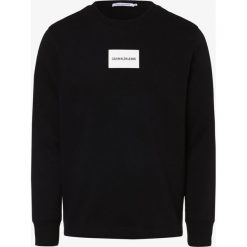 Calvin Klein Jeans - Męska bluza nierozpinana, czarny. Czarne bluzy męskie s, z nadrukiem, z jeansu, sportowe. Za 199,95 zł.