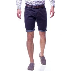 Spodenki męskie jeansowe krótkie z pasem czarne Recea. Czarne spodenki i szorty męskie Recea, s, bez wzorów, z bawełny, casualowe, krótkie. Za 79,00 zł.