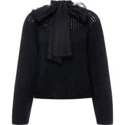Sweter Red Valentino SR0KCB63. Czarne swetry damskie Red Valentino, xs, bez wzorów, z wełny, klasyczne, bez rękawów, bez kaptura. W wyprzedaży za 789,00 zł.
