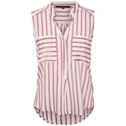 Vero Moda Damska koszulka w Stripe Erika S / L Color Śnieg White / Naparstnica (rozmiar S). Białe koszulki damskie Vero Moda, na zimę, s, bez wzorów, bez kołnierzyka, bez rękawów. W wyprzedaży za 85,00 zł.
