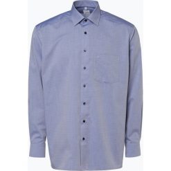 OLYMP Luxor comfort fit - Koszula męska – niewymagająca prasowania, niebieski. Niebieskie koszule męskie marki OLYMP Luxor comfort fit, m, bez wzorów, z bawełny, bez kołnierzyka, bez rękawów. Za 199,95 zł.
