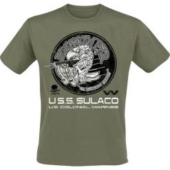 T-shirty męskie: Alien Aliens - Bugstomper T-Shirt oliwkowy
