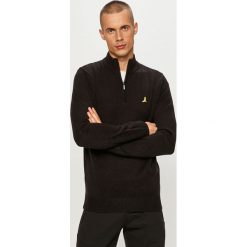 Brave Soul - Sweter. Czarne swetry męskie Brave Soul, s, bez wzorów, z dzianiny, z golfem, bez kaptura. Za 79,90 zł.