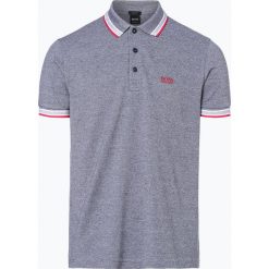 BOSS Athleisure - Męska koszulka polo – Paddy, niebieski. Niebieskie koszulki męskie BOSS Athleisure, m, w paski, klasyczne, polo, bez rękawów. Za 349,95 zł.