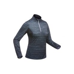 Koszulka turystyczna długi rękaw SH500 warm damska. Brązowe t-shirty damskie marki SOLOGNAC, xl, z materiału. Za 49,99 zł.