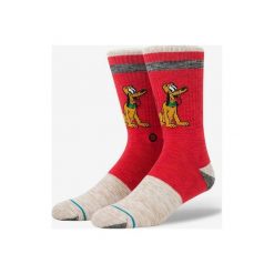 Stance Vintage Disney Pluto Skarpetki Czerwony. Czerwone skarpetki męskie Stance, z motywem z bajki, z elastanu. Za 85,95 zł.