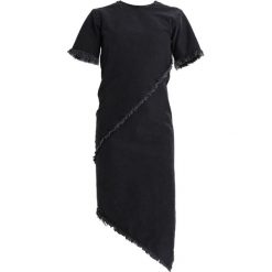 Sukienki: Topshop BOUTIQUE SPIRAL DRESS Sukienka jeansowa black