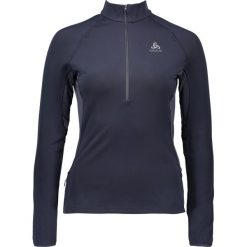 Koszulka funkcyjna "Zeroweight" w kolorze granatowym. Niebieskie bluzki sportowe damskie Odlo Women, xs, bez wzorów, ze skóry, ze stójką, bez rękawów, bez kaptura. W wyprzedaży za 169,95 zł.