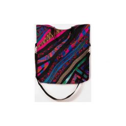 TORBA ZULU. Czarne torebki klasyczne damskie marki Colorat, w paski, na ramię. Za 239,00 zł.