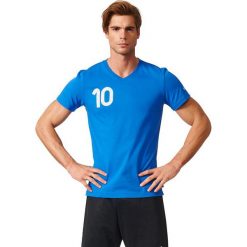 Koszulki sportowe męskie: Adidas Koszulka męska Tango niebieska r. L (AZ9718)