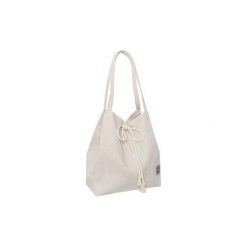 Torebki klasyczne damskie: Torba worek CITY BAG tkaninowa