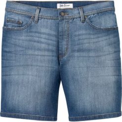 Wygodne długie szorty dżinsowe ze stretchem Regular Fit bonprix niebieski "stone”. Niebieskie jeansy męskie bonprix, m, bez wzorów, długie. Za 42,99 zł.