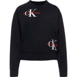 Bluza Calvin Klein Jeans Washed Monogram J20J212241. Czarne bluzy damskie Calvin Klein Jeans, m, bez wzorów, z bawełny, bez rękawów, bez kaptura. W wyprzedaży za 229,00 zł.