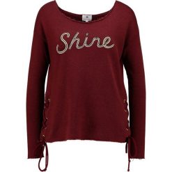 Bluzy damskie: Sundry LACE UP Bluza burgundy