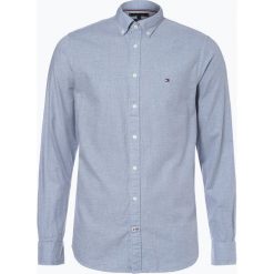 Tommy Hilfiger - Koszula męska, niebieski. Niebieskie koszule męskie TOMMY HILFIGER, s, bez wzorów, eleganckie, bez kołnierzyka, bez rękawów. Za 349,95 zł.