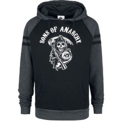Sons Of Anarchy Reaper Bluza z kapturem odcienie szarego/czarny. Szare bluzy męskie marki Sons Of Anarchy, l, z nadrukiem, z materiału, z kapturem. Za 184,90 zł.