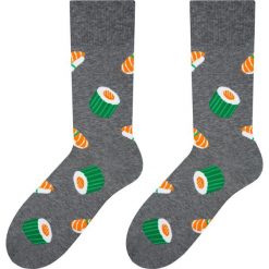 Szare skarpety męskie - sushi SK108. Szare skarpetki męskie More - Skarpetki męskie, bez wzorów, z elastanu. Za 14,85 zł.