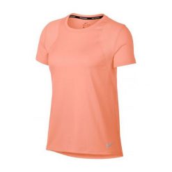 Nike Koszulka damska W Run Top SS Tee pomarańczowa r. L (890353-827). Pomarańczowe bluzki damskie Nike, l. Za 74,59 zł.