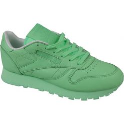 Zielone Buty Reebok x Spirit Classic Leather W BD2773. Zielone buty sportowe damskie Reebok, bez wzorów, ze skóry, sportowe, reebok classic. W wyprzedaży za 359,00 zł.