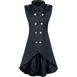 Gothicana by EMP Paige Kamizelka damska czarny. Czarne kamizelki damskie marki Gothicana by EMP, l, bez wzorów, krótkie, bez kaptura. Za 284,90 zł.