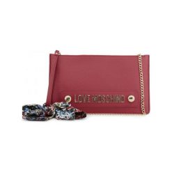 Love Moschino Pochette Listonoszka LOVE MOSCHINO. Kopertówki damskie Love Moschino, w paski, ze skóry, na ramię, z nadrukiem, bez dodatków. Za 376,00 zł.