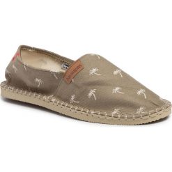 Półbuty HAVAIANAS - Alp H.Orig Bch 41392770869 Green. Zielone półbuty damskie Havaianas, bez wzorów, z tworzywa sztucznego, bez obcasa, na płaskiej podeszwie, bez zapięcia. W wyprzedaży za 99,00 zł.