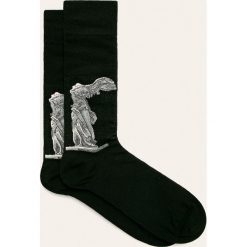 HotSox - Skarpetki Winged Victory of Samothrace. Czarne skarpetki męskie HotSox, bez wzorów, z bawełny. Za 49,90 zł.