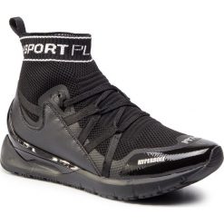 Sneakersy PLEIN SPORT - Hi-Top Sneakers Logos P19S MSC2112 STE003N Black 02. Czarne sneakersy męskie Plein Sport, bez zapięcia. W wyprzedaży za 699,00 zł.