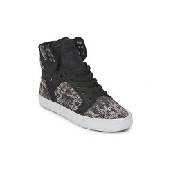 Buty Supra SKYTOP. Czarne trampki i tenisówki damskie marki Supra, bez wzorów, bez zapięcia. Za 351,20 zł.
