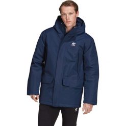 Adidas Originals Kurtka Niebieski. Niebieskie płaszcze męskie adidas Originals, m, bez wzorów, z materiału. Za 671,95 zł.