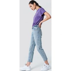 Cheap Monday Jeansy Revive Pixel - Blue. Niebieskie jeansy damskie z wysokim stanem marki Cheap Monday. W wyprzedaży za 121,47 zł.
