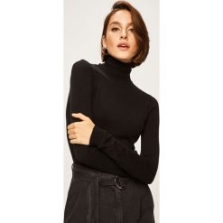Answear - Sweter. Czarne swetry damskie ANSWEAR, s, bez wzorów, z poliesteru, bez rękawów, bez kaptura. W wyprzedaży za 59,90 zł.