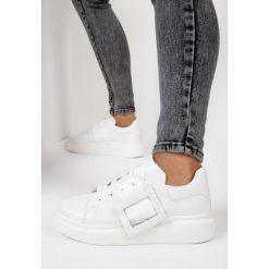 Białe Sneakersy Risrelle. Białe sneakersy damskie Born2be. Za 89,99 zł.