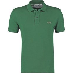 Lacoste SHORTSLEEVE SLIM FIT Koszulka polo green. Zielone koszulki męskie Lacoste, xl, bez wzorów, z bawełny, polo, bez rękawów. Za 389,00 zł.