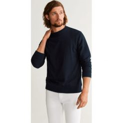 Mango Man - Bluza Nola5. Brązowe bluzy męskie xl, z bawełny, z okrągłym kołnierzem. W wyprzedaży za 69,90 zł.