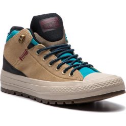 Trampki CONVERSE - Ctas Street Boot Hi 162359C Khaki/Black//Rapid Teal. Brązowe tenisówki męskie Converse, z gumy. W wyprzedaży za 299,00 zł.